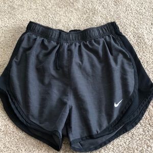 Marled Black/Gray Nike Dri-Fit Shorts